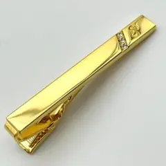 美品 クリスチャンディオール ネクタイピン ビジュー ゴールド 金メッキ