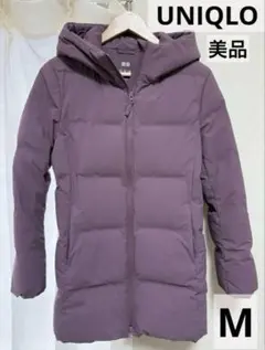 【美品】人気　UNIQLO シームレス　ダウン Mサイズ　大人気　ダウン90％
