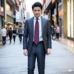 【セール品】 クリスチャンディオール 幾何学模様 ネクタイ 赤と青