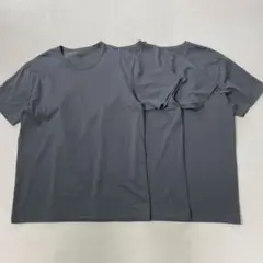 24SS 美品 UNIQLO エアリズムコットンクルーネックT 3枚セット XL
