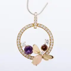 CHAUMET アトラップモア　ネックレス ピアスセット　箱保証書袋付き CHAUMET アトラップモア ネックレス ピアスセット 箱保証書袋