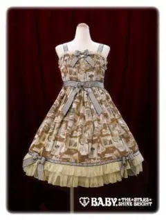 【最終価格】BABY Roman sweet secret柄 ジャンパースカート