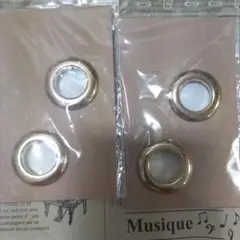 ツメ式ハトメ　2個入り2セット
