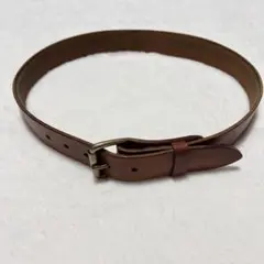 TANNER GOODS タンナーグッズ レザーベルト ブラウン 牛革
