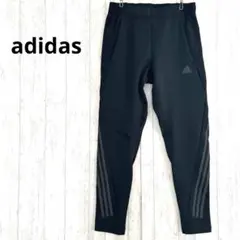 アディダス adidas ウォームアップ パンツ【M】ジャージ ジップ 黒