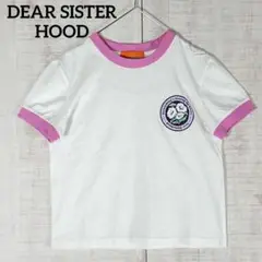 DEAR SISTER HOOD【S】半袖 ワンポイント プリント Tシャツ