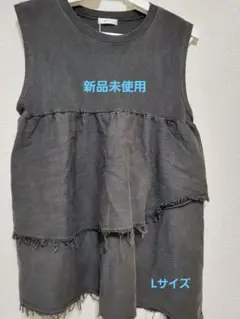 efforia ノースリーブチュニック グレー