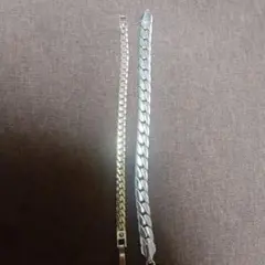 チェーンブレスレット二個セット
