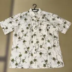 植物柄 半袖シャツ