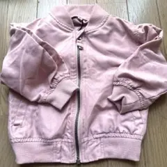 美品　ブルゾン　サーモンピンク