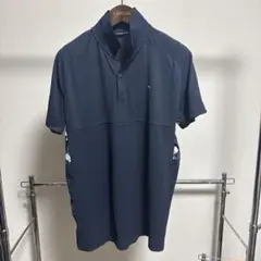 J.LINDEBERG ネイビー ポロシャツ スリムフィット