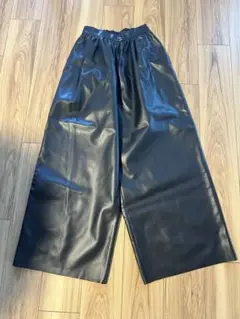 CITYSHOP ブラック ワイドパンツ 38
