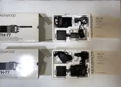 KENWOOD TH-77 アマチュア無線機 2個セット 箱付属品付き 2025年最新】kenwood th-77の人気アイテム - メルカリ
