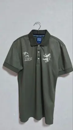 Admiral ゴルフ ポロシャツ L オリーブグリーン