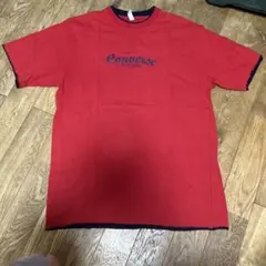 Converse 赤 プリントTシャツ Mサイズ