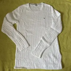 TOMMY HILFIGER ニット　Mサイズ　ホワイト