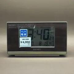 SEIKO SQ793B デジタル電波時計 置時計 訳あり