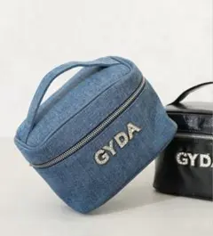 GYDA/ジェイダ RHINESTONE LOGO SERIES　バニティポーチ