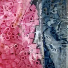匿名配送！アイロンビーズ【三色】カラフル 特価　ピンク　水色　黄色