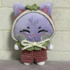 ANITEEZ キーリング　ぬい服　いちごサロペット　サンドギ　ATEEZ