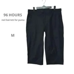 ニールバレット×プーマ　ハーフパンツ　コットン　腰ボタン　ポケットファスナー　M