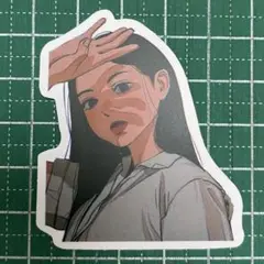 アニメ女性キャラクター 防水ステッカー