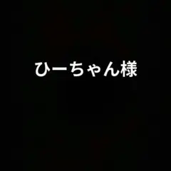 ひーちゃん様　専用