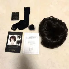 【KW】マダムヒロコ　ノーべルショート　ナチュラルブラウン　ウィッグ ナチュラルブラウン＞マダムヒロコ フルハンドメイド 高品質フル