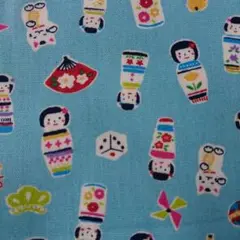 生地 50cm こけし だるま はな せんす こま まねきねこ たい サイコロ