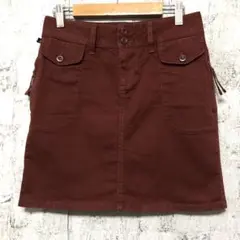【POLO JEANS COMPANY】ストレッチツイル ひざ丈スカート S