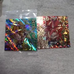 ドラゴンボールウエハースシール 超ゴジータ＆超４ゴジータ