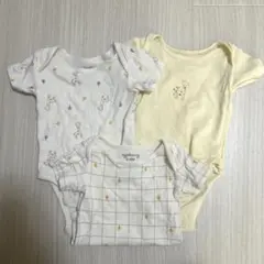 ベビーロンパース 3枚セット