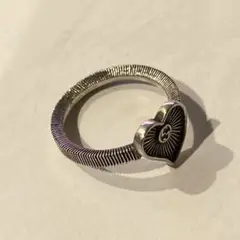 GUCCI シルバーハートリング 12号