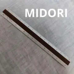 木製と金属の15cm定規