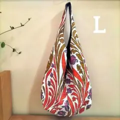 しっかり厚手リネン　バルーンバッグ