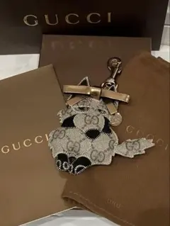 【極美品】GUCCI グッチグッチョリビークルサムGG柄 キーリングキーホルダー GUCCI レア美品 グッチ GGプラス グッチョリ ビーグル サム