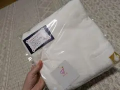 【新品未使用品】タオルポンチョ　お風呂上がりタオル　フード付き　白