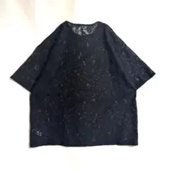 美品✨　HARE ハレ　レースTシャツ　プルオーバー　オーバーサイズ　黒