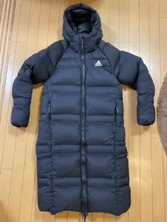 洗濯可能極暖新品定価88000円最高級ロングダウンジャケットコートアディダスS