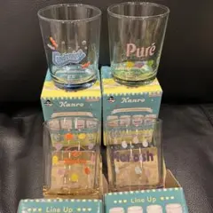 ピュレグミ一番くじ　Ｅ賞グラス　コンプリート
