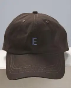 anuke Cotton Logo Cap ブラウン