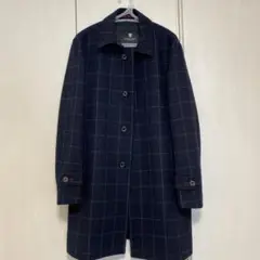 ブラックレーベルクレストブリッジ ウールコート 格子柄