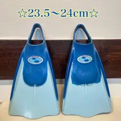 HELM 国産ボディボードフィン　23.5〜24cm ブルー　青 ヘルム　日本製
