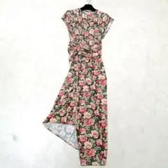 美品✨️ パコラバンヌ　ロングワンピース　マキシ　20年 近年モデル　花柄　38