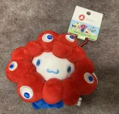 【新品未使用】ミャクミャク×シナモン 立体キーホルダー＆ぬいぐるみ カラビナ付き