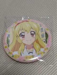 アイカツ　チーズソフトクッキー　缶バッジ　星宮いちご　イオン