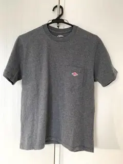 DANTON グレー Tシャツ 100%コットン ポケット付き　36