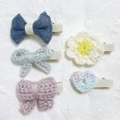 【特別価格】5本セット ヘアクリップ (送料込/匿名配送)