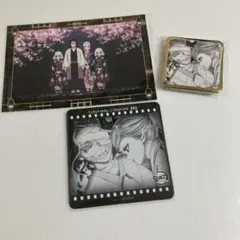 鬼滅の刃 無限城編 移動する劇場半券キャンペーン ポストカード 産屋敷　缶バッジ