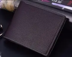 財布 メンズ 二つ折り 本革 薄い 軽い 小さい コンパクト 軽量 小銭入れ